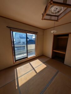 全面リノベーションの施工前の写真（和室）
