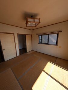 全面リノベーションの施工前の写真（和室）