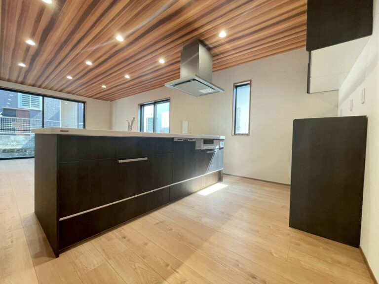 標準プランで建てた家のキッチン